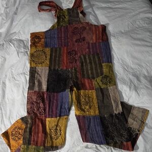 BOHO Patchwork Multicolor Jumpsuit